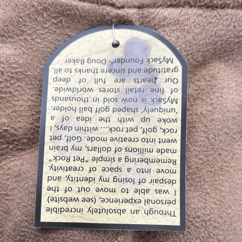 It takes balls Tan Golf Ball Storage Sack - Picture 4 of 4